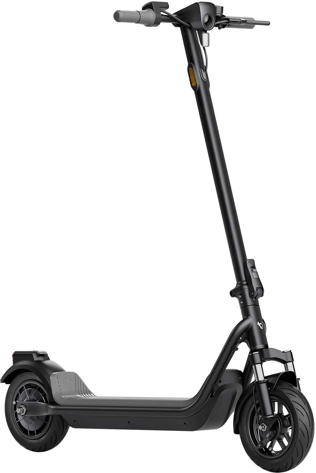 Alt View 12. NIU - KQi 100P Foldable Electric Kick Scooter W/ 18 mi Max Range & 17.4 mph Max Speed - Gray.