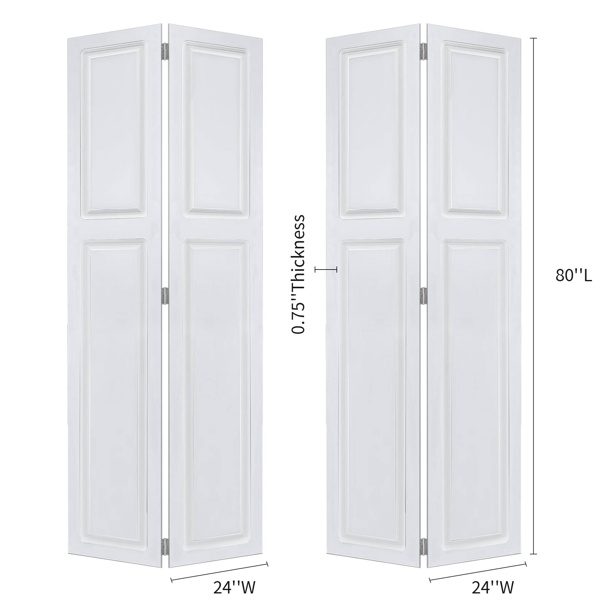 0.75" Thickness, 80" L, 24" W
