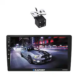 Blaupunkt - Las Vegas 910 10.1" Touchscreen Single DIN WiFi Bluetooth Receiver w/Night Vision Rear View Back-Up Camera