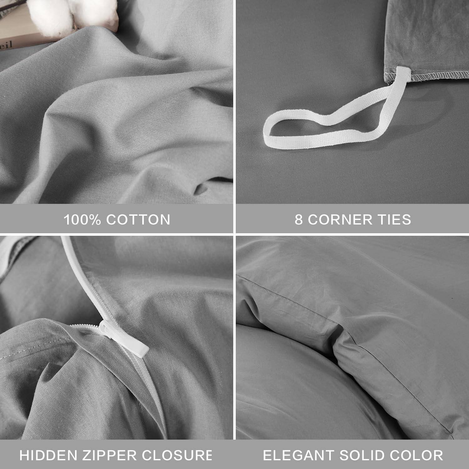 100% COTTON  
8 CORNER TIES  
HIDDEN ZIPPER CLOSURE  
ELEGANT SOLID COLOR