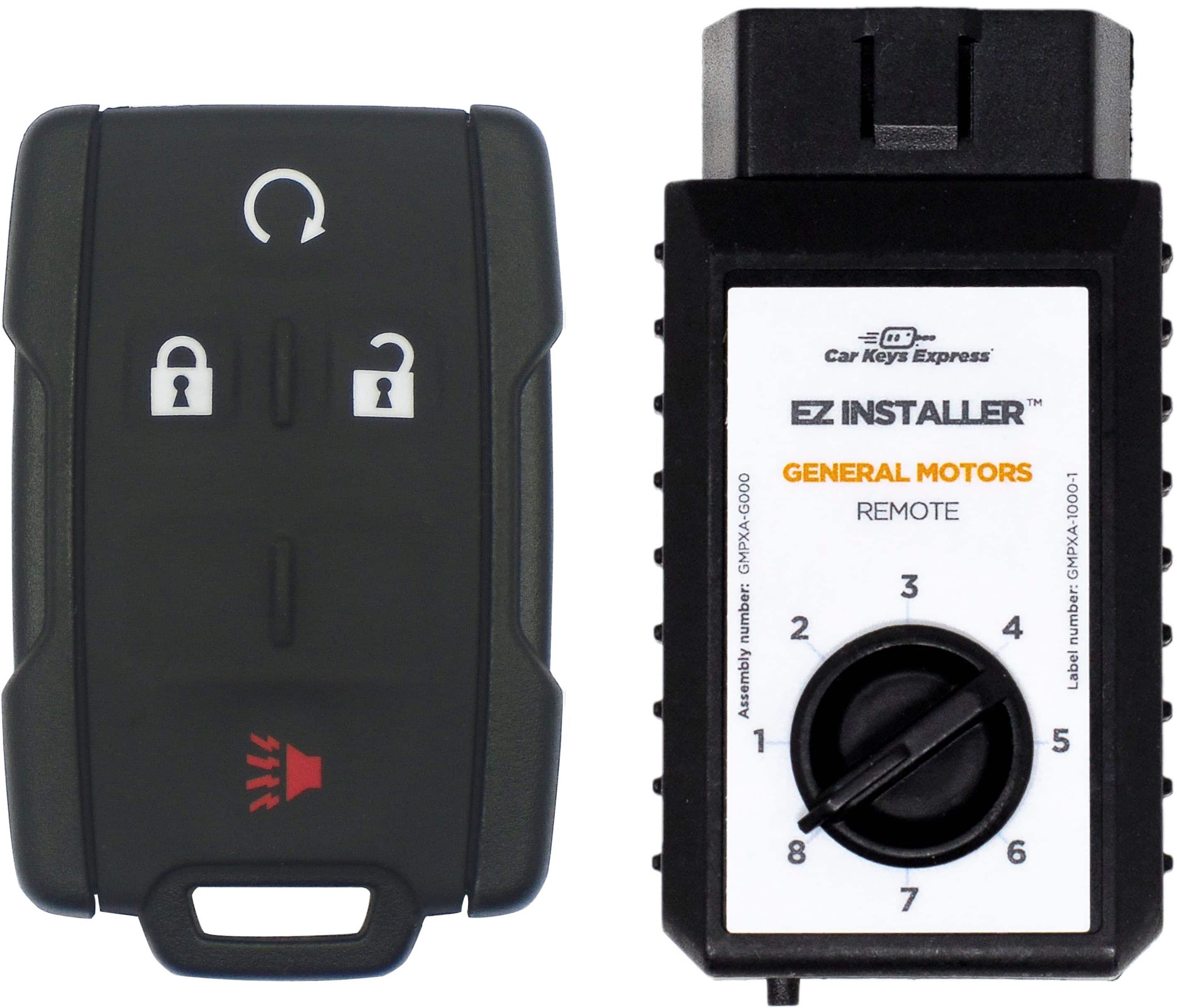 Car Keys Express
EZ INSTALLER™
GENERAL MOTORS
REMOTE
Assembly number: GMPXA-GOOO
Label number: GMPXA-1000-1
3 number: 2
4 number: 1 5 8 7 6