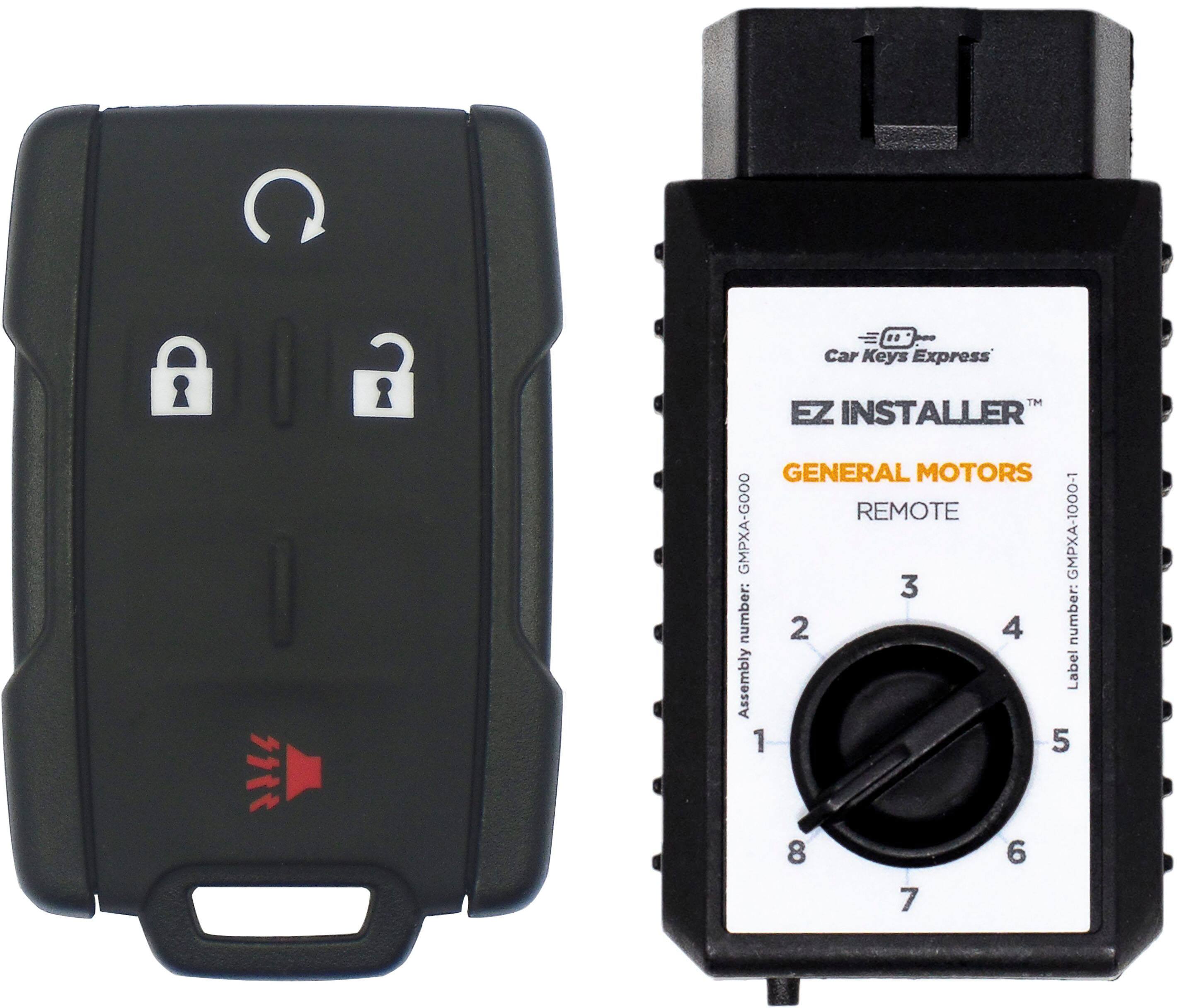 Car Keys Express  
EZ INSTALLER™  
GENERAL MOTORS  
REMOTE  
Assembly number: GMPXA-GOOO  
Label number: GMPXA-1000-1  
3 number: 2  
4 number: 1 5 8 7 6