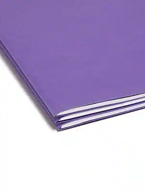 Alt View 4. Smead - Smead SuperTab Organizer File Folder, Oversized 1/3-Cut Tab, Letter, Assorted Colors, 3/Pack (11989) - Assorted Colors.