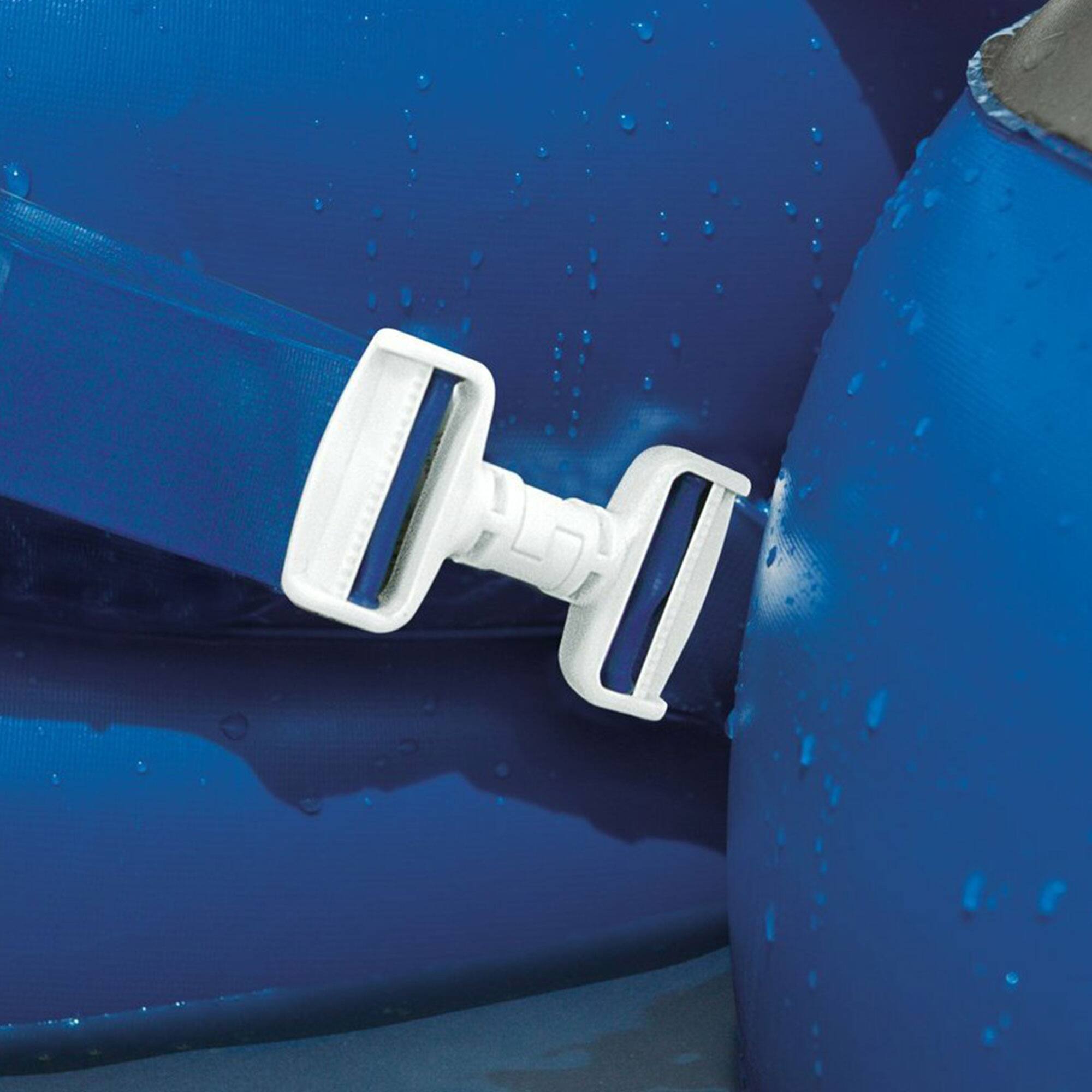 Alt View 3. Intex - Intex 58854EP River Run Connect Lounge Inflatable Floating Water Tube (5 Pack) - Blue.