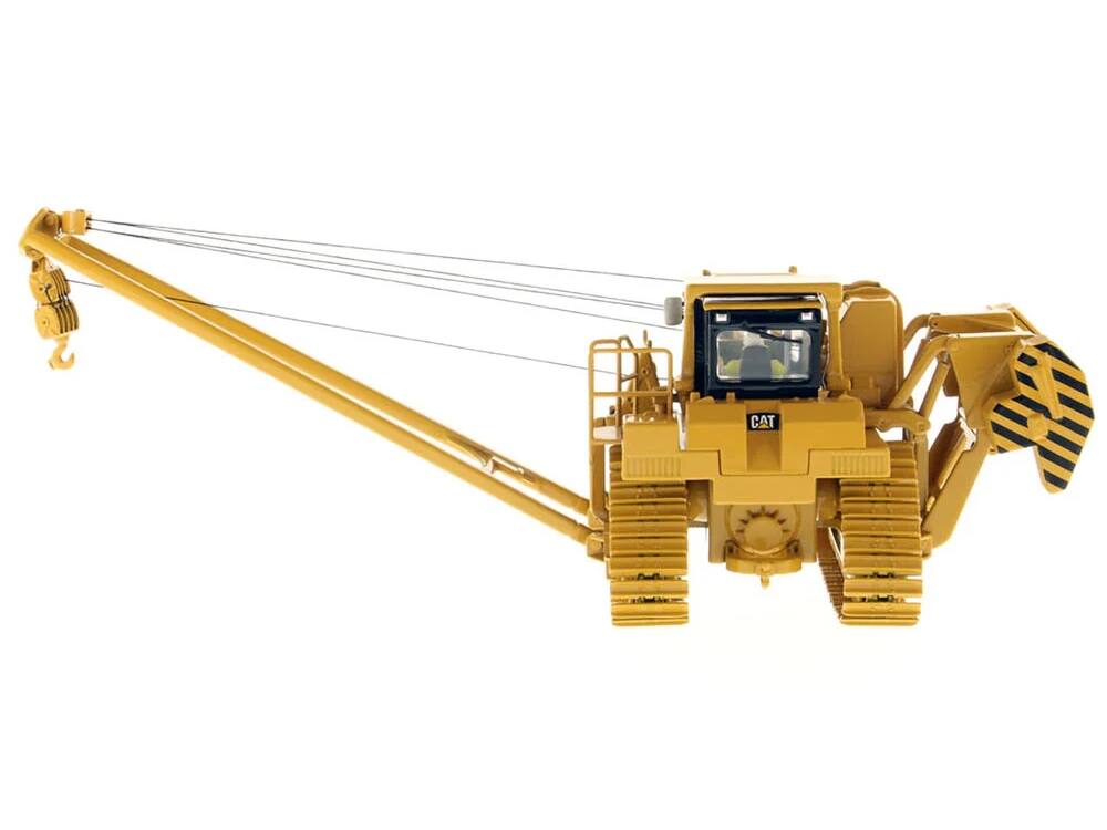 Alt View 5. Diecast Masters - CAT Caterpillar 587T Pipelayer Yellow with Operator "Core Classics" Series 1/50 Diecast Model by Diecast Masters.