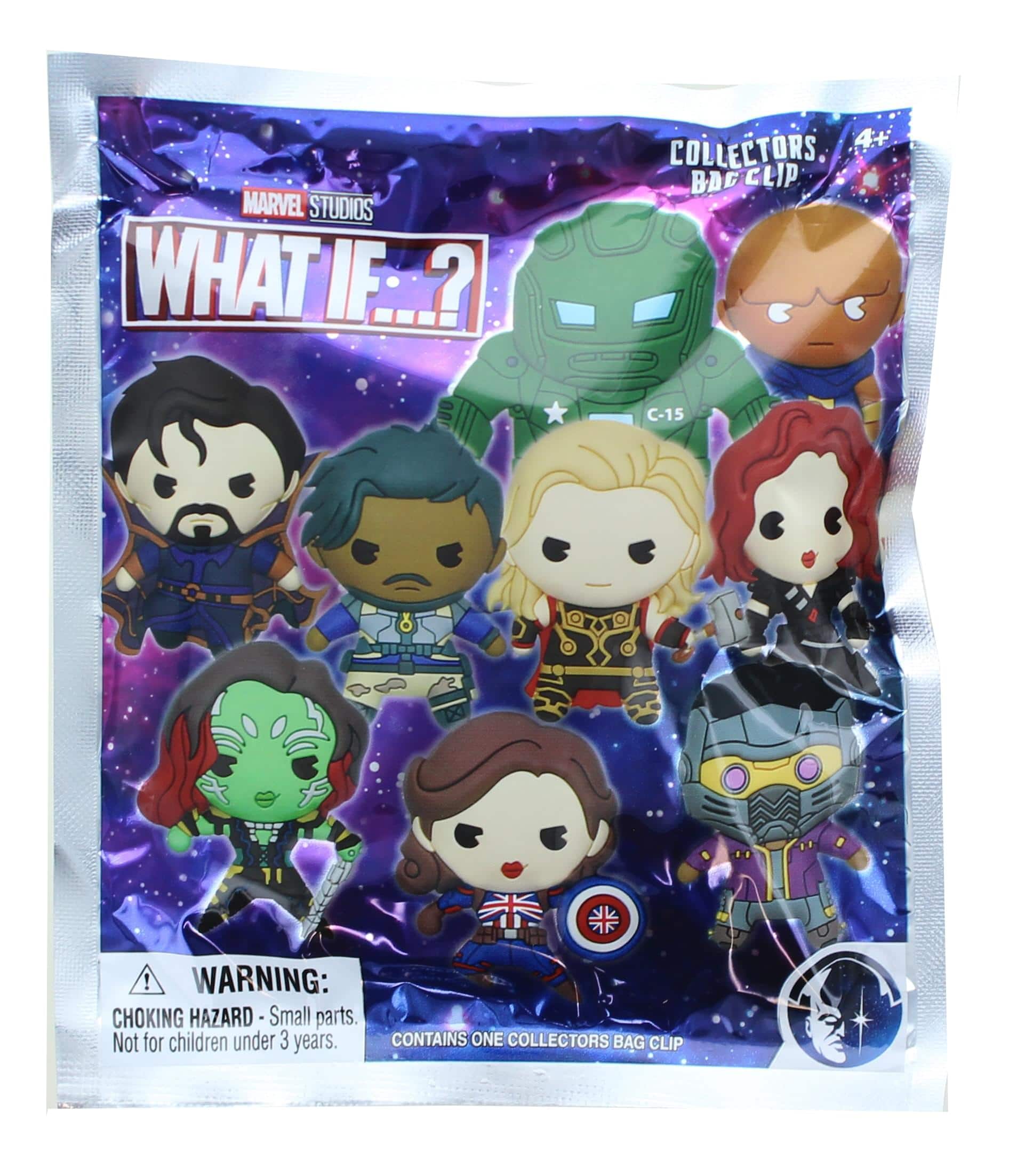 Monogram - Marvel What If? 3D Foam Bag Clip | One Random - Blue
