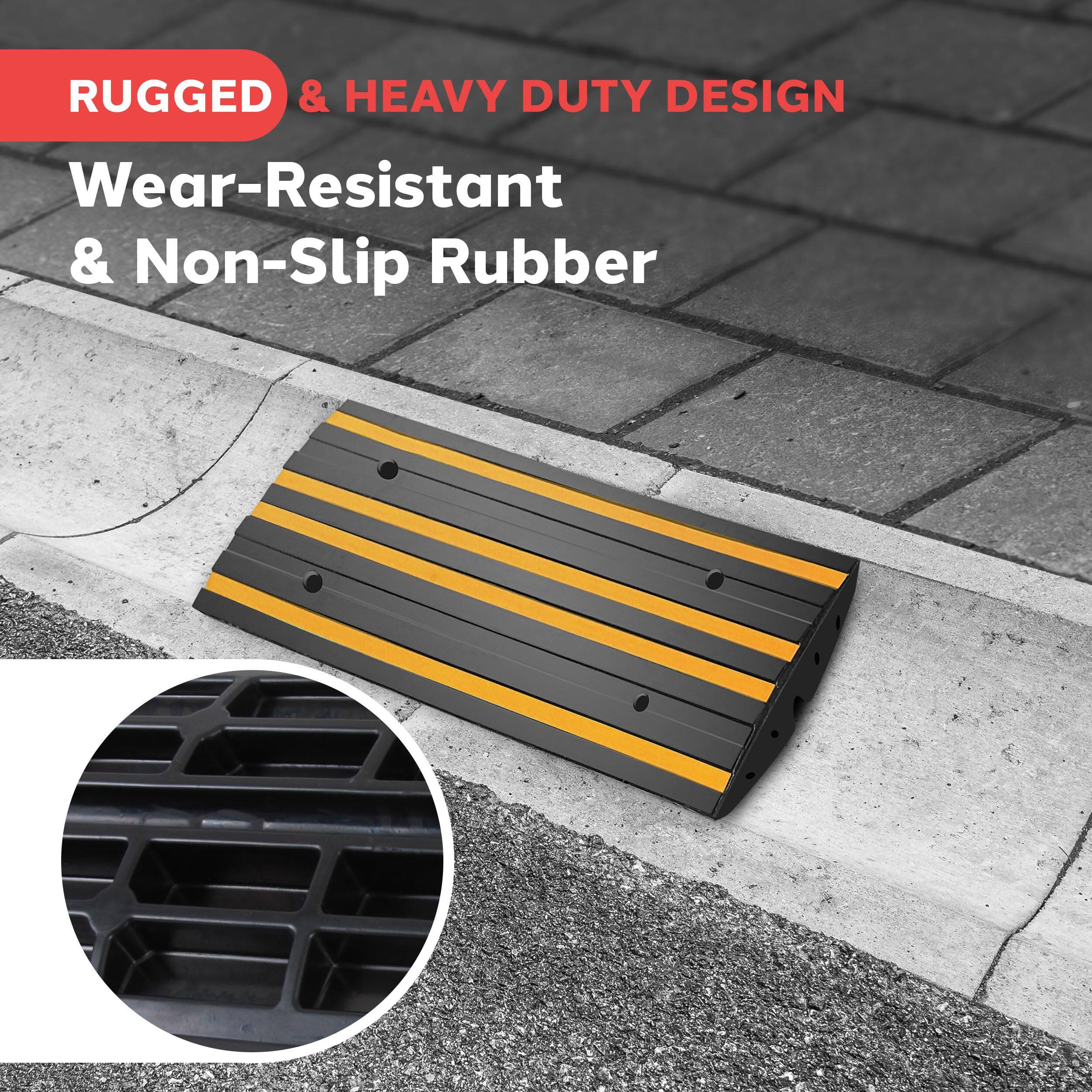 RUGGED & HEAVY DUTY DESIGN  
Wear-Resistant & Non-Slip Rubber