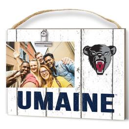 Jardine - Maine Black Bears 8'' x 10'' Weathered Clip It Frame - White