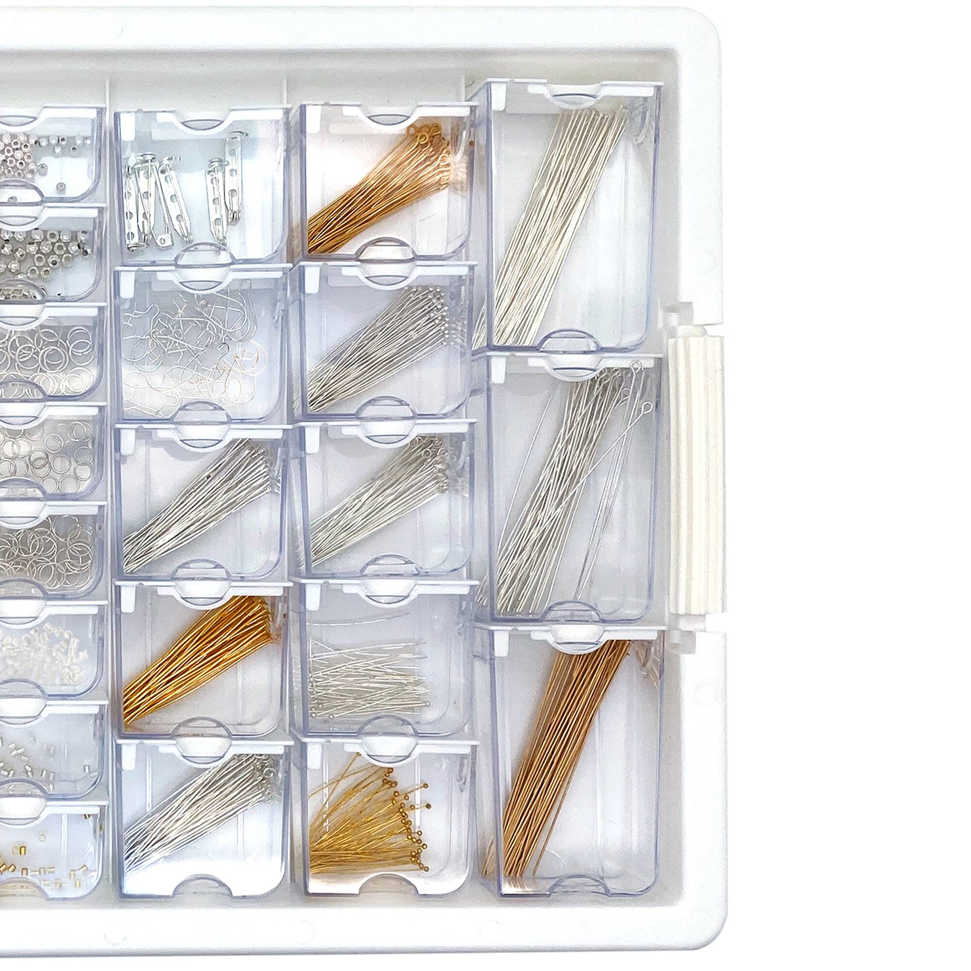 Alt View 10. Bead Storage Solutions - Bead Storage Solutions Elizabeth Ward 1,111pc Assorted Jewelry Findings Tray - Multicolor.