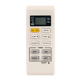 ZdalaMit - Replacement Remote A75C3755 CWA75C3755 fit for Panasonic Air Conditioner AC A/C CS-RE9NKR CS-RE12MKR CS-RE9MKR CSRE12NKR - White