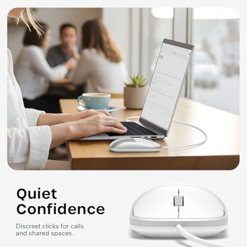 Quiet Confidence  
Discreet clicks for calls and shared spaces.