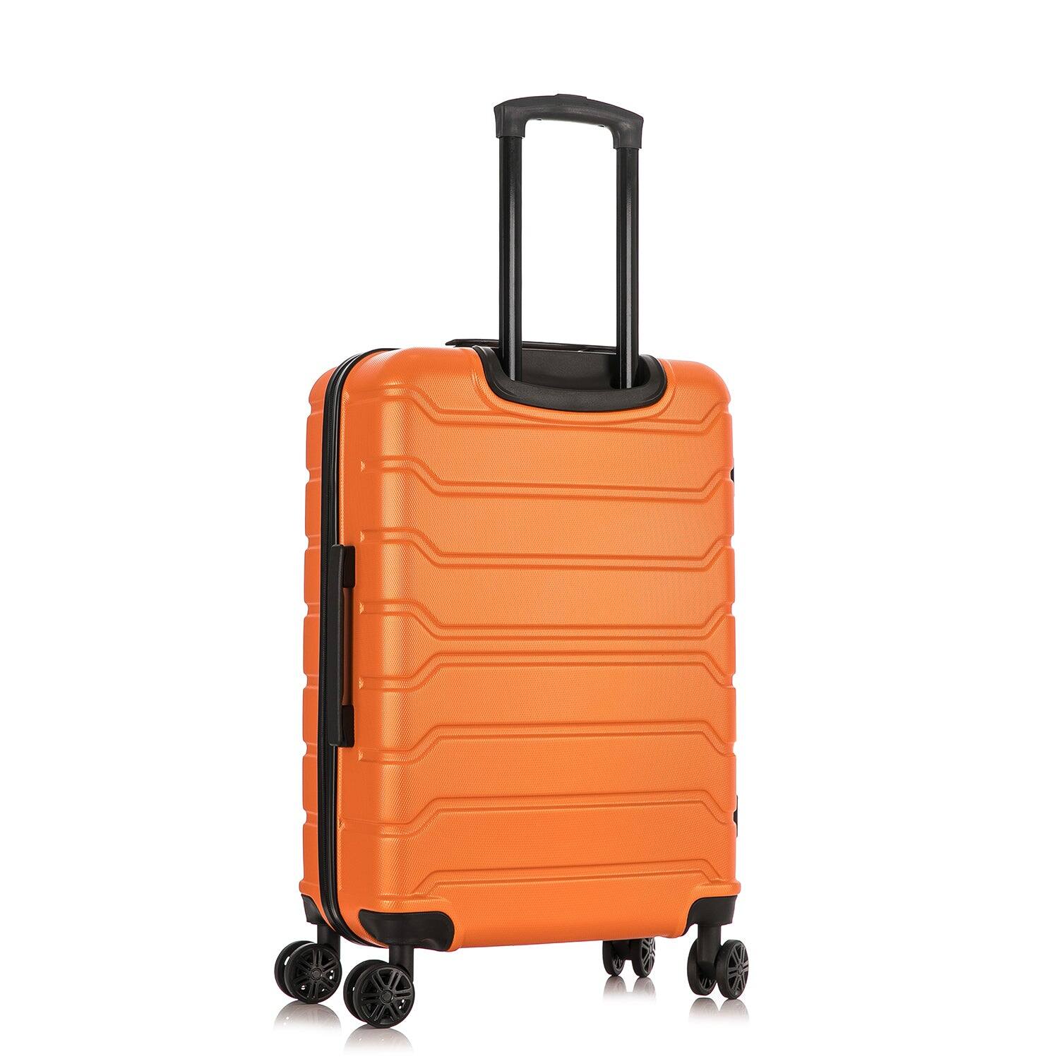 Alt View 1. InUSA - Trend lightweight hardside spinner luggage 24" - ORANGE.