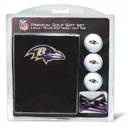 Team Golf - Baltimore Ravens Embroidered Golf Gift Set - Multicolor
