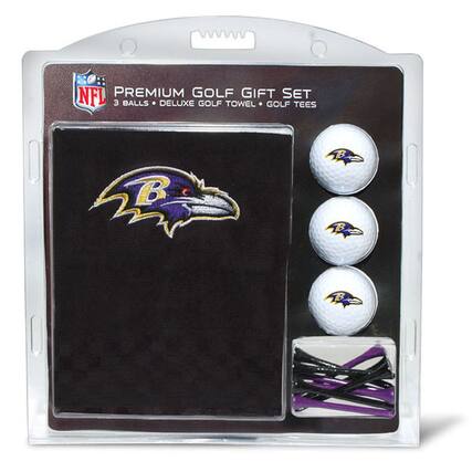 NFL PREMIUM GOLF GIFT SET
3 BALLS • DELUXE GOLF TOWEL • GOLF TEES