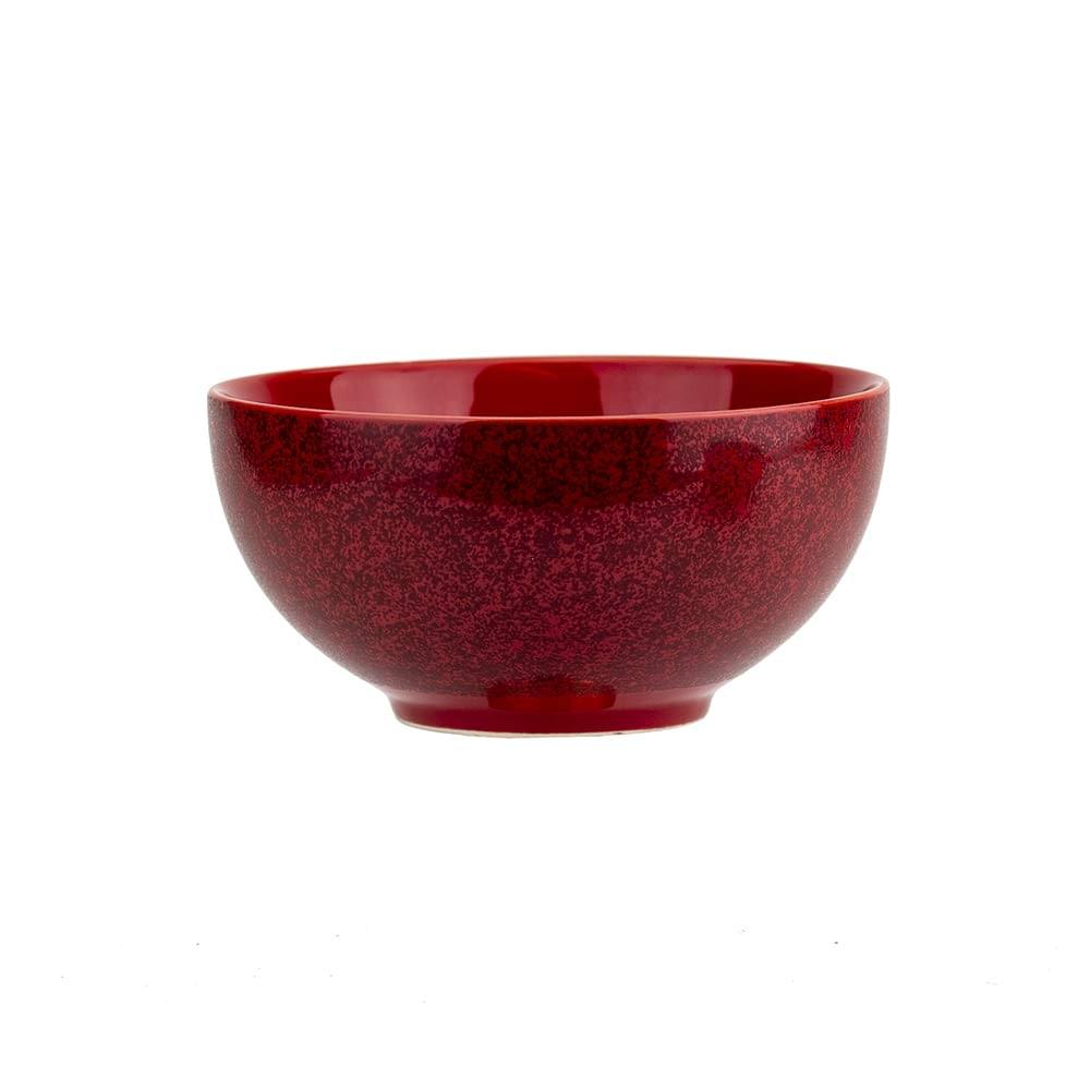 Alt View 2. Crowded Coop - Earth Cross Section Nesting Bowls Set of 4 - Red.