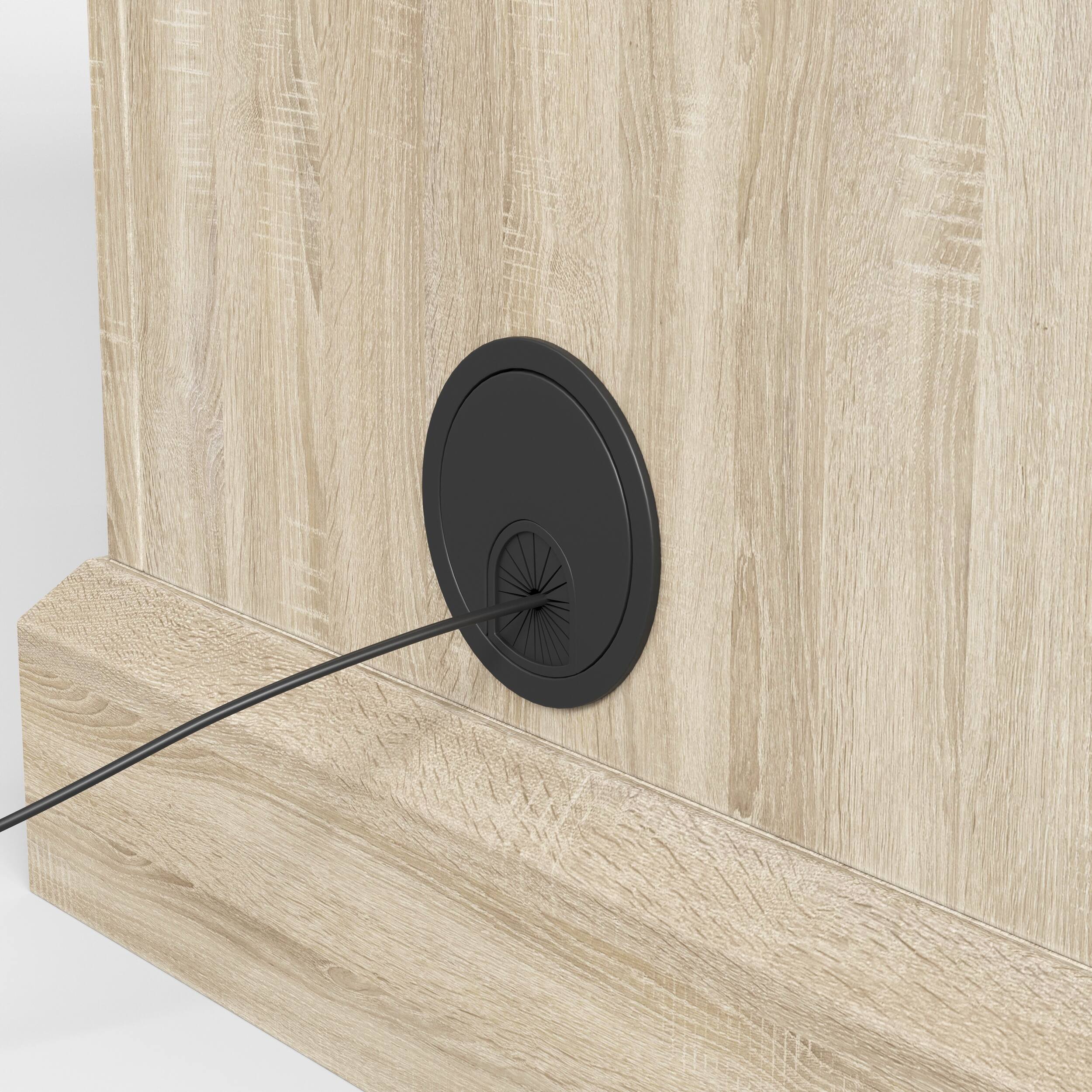 Alt View 7. Famapy - Smart Lift TV Cabinet for Up to 50 Inch TV, Remote Control Media Console with Hidden Storage Entertainment Center - Wooden.