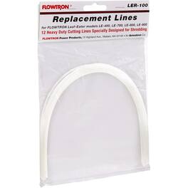 Flowtron - LER-100 Electric Leaf Mulcher Shredder Replacement Cutting Lines - 12 Pack