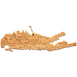 Totally Bamboo - Destination Long Island Cutting Board, 22" x 6-1/2"