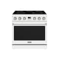 Thor Kitchen - 6.0 Cu. Ft. Freestanding Electric Convection Range - Matte White