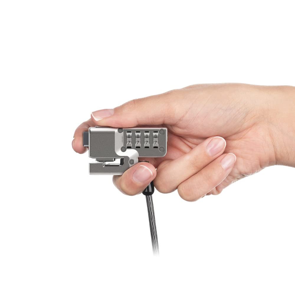 Left. Kensington - Kensington Combination Lock for Surface Pro and Surface Go - 5.91 ft Cable - Resettable - Combination Lock - Black.