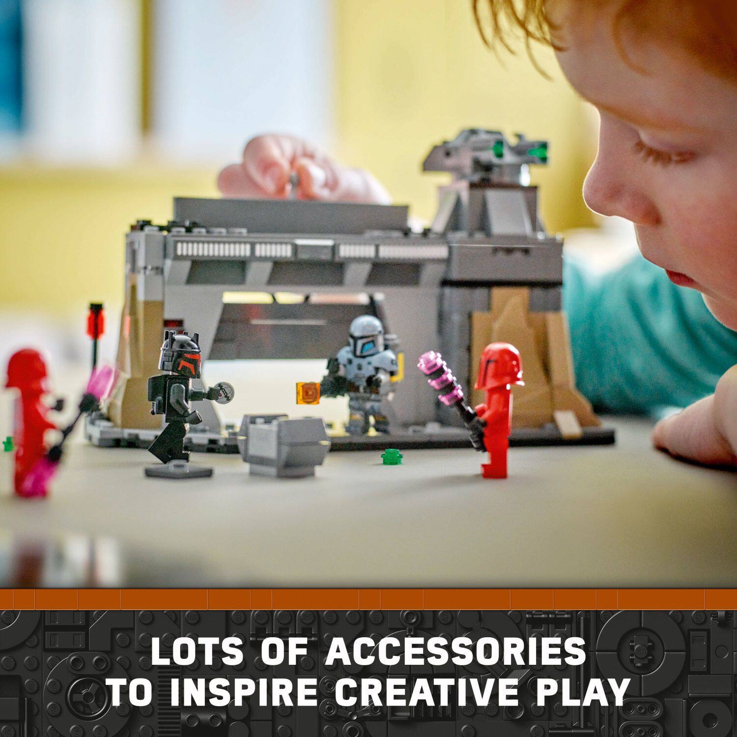Lots of accessories to inspire creative play.
