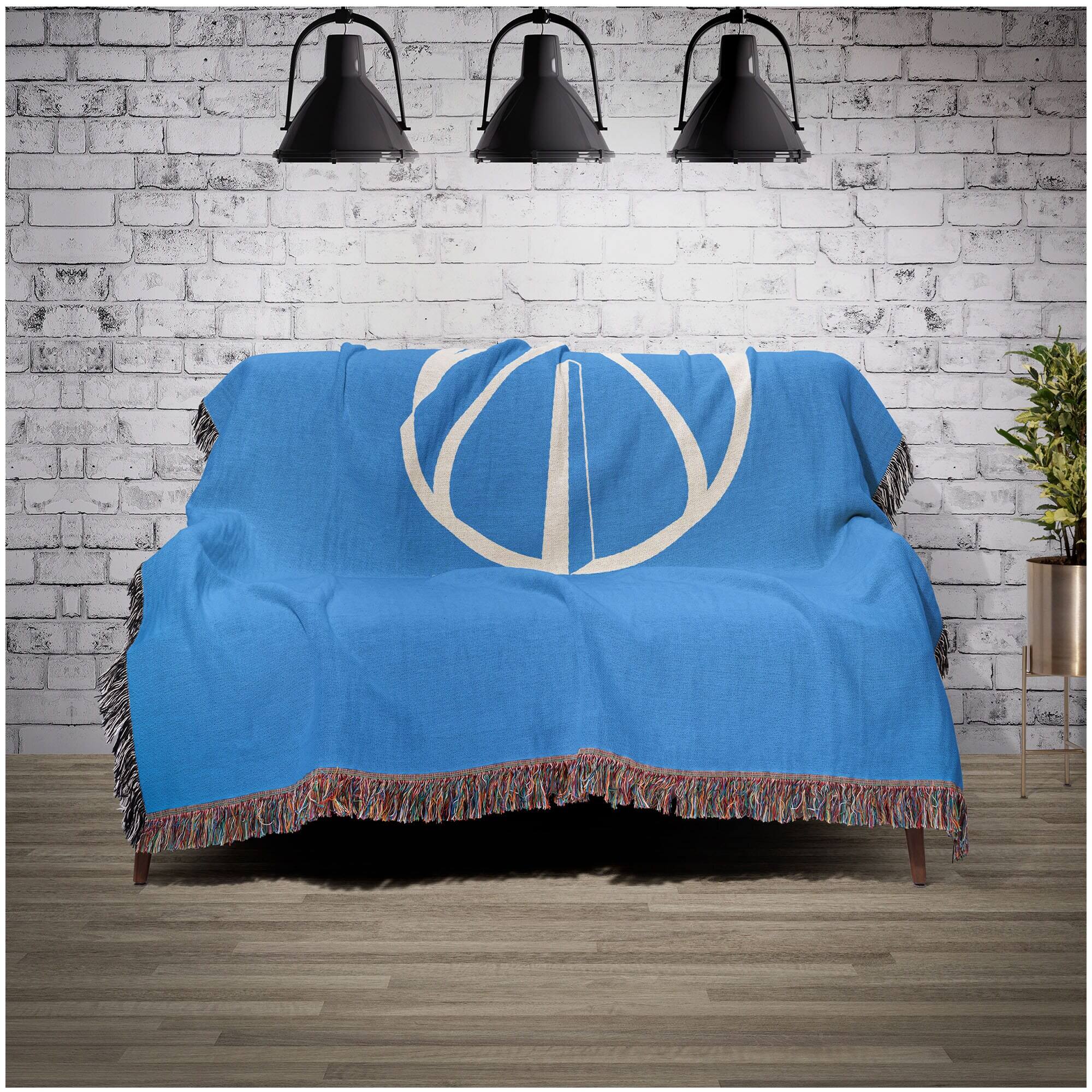 Alt View 1. Chad & Jake - Washington Wizards Woven Blanket - Blue.