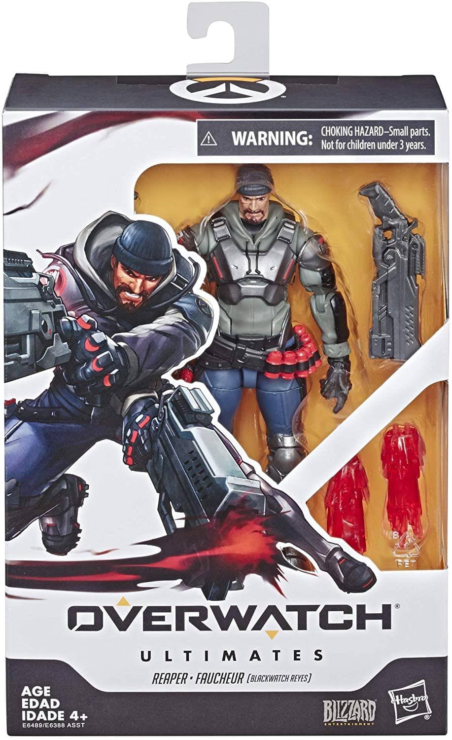 **WARNING: CHOKING HAZARD—Small parts. Not for children under 3 years.**

**OVERWATCH ULTIMATES**

**REAPER • FAUCHEUR (BLACKWATCH REYES)**

**AGE EDAD IDADE 4+**

**E6489/E6388 ASST**

**BLIZZARD ENTERTAINMENT**

**Hasbro**