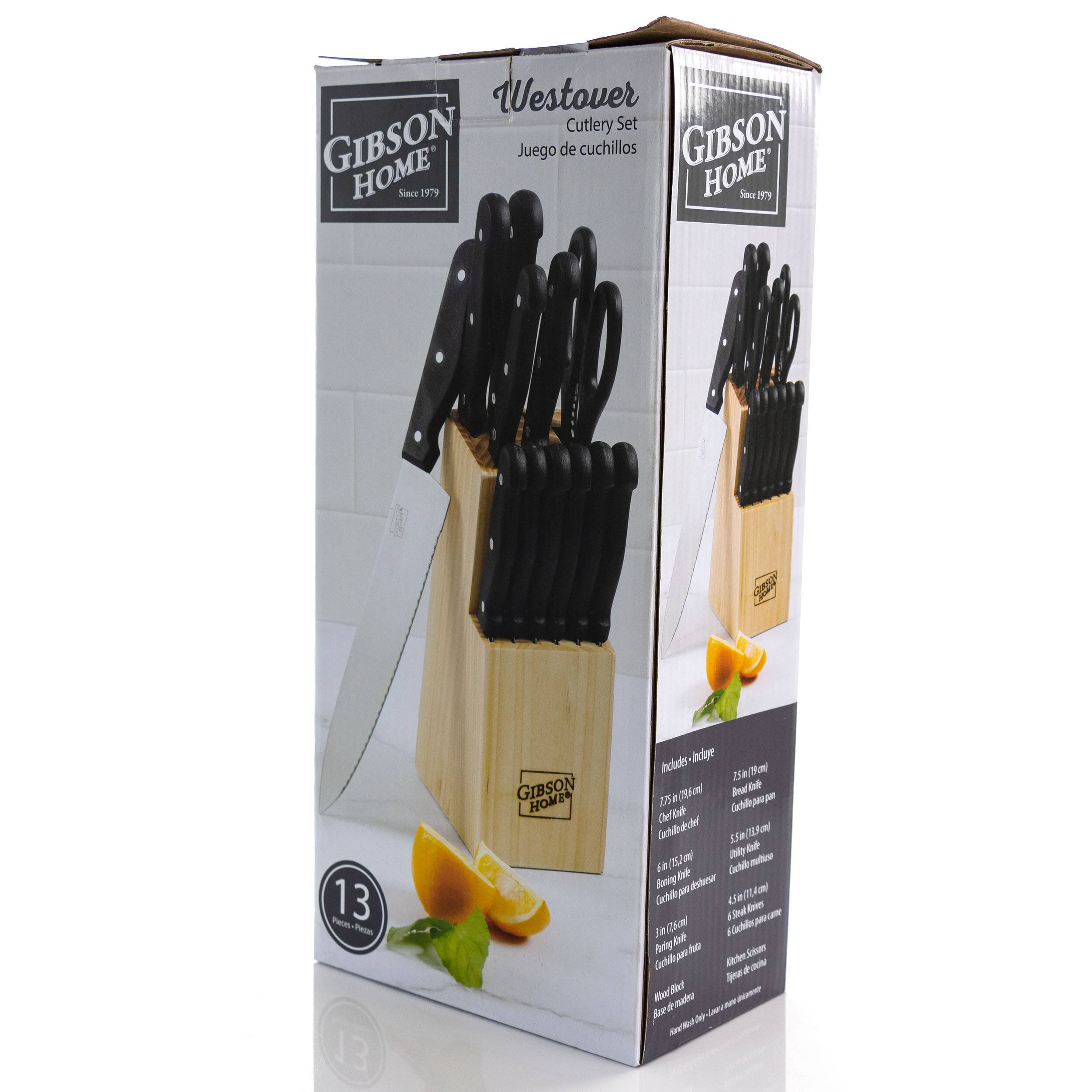 Westover Cutlery Set GIBSON Juego de cuchillos GIBSON HOME Since 1579

Includes:
- 25 cm Broad knife
- 18 cm Chef's knife
- 12 cm Paring knife
- 6 cm Utility knife
- 5 cm Paring knife
- 3.5 cm Peeler
- 6 cm Paring knife
- 5 cm Paring knife
- 3.5 cm Peeler
- 6 cm Paring knife
- 5 cm Paring knife
- 3.5 cm Peeler
- 6 cm Paring knife
- 5 cm Paring knife
- 3.5 cm Peeler
- 6 cm Paring knife
- 5 cm Paring knife
- 3.5 cm Peeler
- 6 cm Paring knife
- 5 cm Paring knife
- 3.5 cm Peeler
- 6 cm Paring knife
- 5 cm Paring knife
- 3.5 cm Peeler
- 6 cm Paring knife
- 5 cm Paring knife
- 3.5 cm Peeler
- 6 cm Paring knife
- 5 cm Paring knife
- 3.5 cm Peeler
- 6 cm Paring knife
- 5 cm Paring knife
- 3.5 cm Peeler
- 6 cm Paring knife
- 5 cm Paring knife
- 3.5 cm Peeler
- 6 cm Paring knife
- 5 cm Paring knife
- 3.5 cm Peeler
- 6 cm Paring knife
- 5 cm Paring knife
- 3.5 cm Peeler
- 6 cm Paring knife
- 5 cm Paring knife
- 3.5 cm Peeler
- 6 cm Paring knife
- 5 cm Paring knife
- 3.5 cm Peeler
- 6 cm Paring knife
- 5 cm Paring knife
- 3.5 cm Peeler
- 6 cm Paring knife
- 5 cm Paring knife
- 3.5 cm Peeler
- 6 cm Paring knife
- 