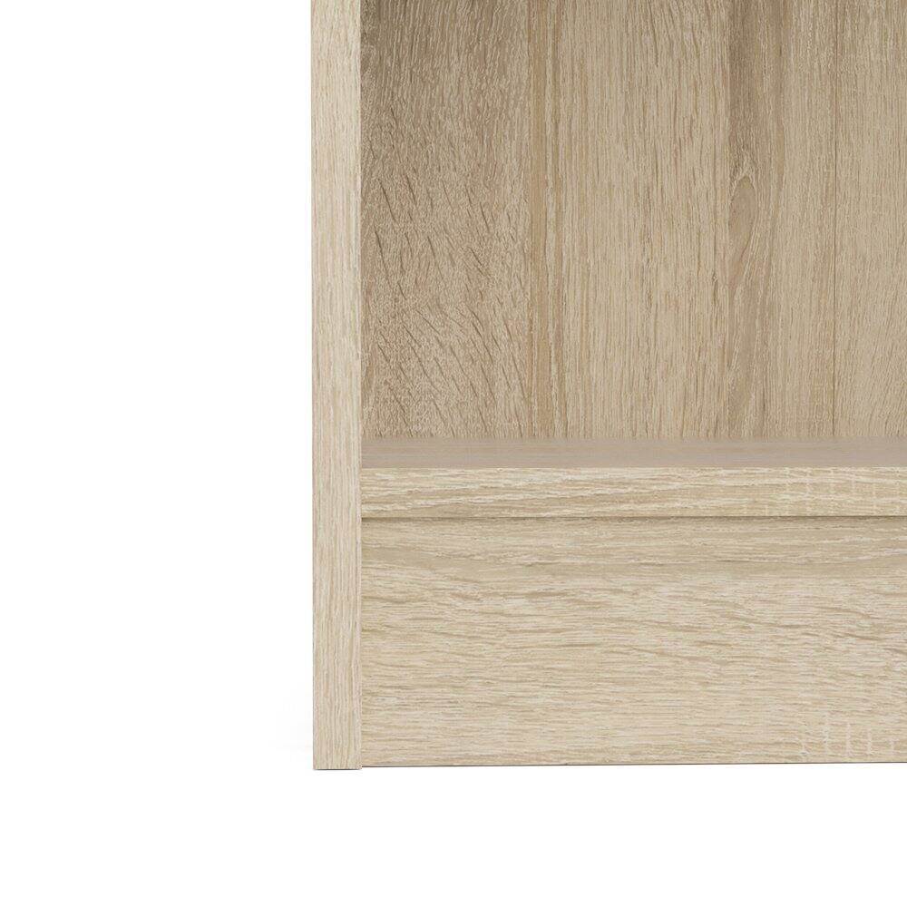 Alt View 2. Tvilum - Element Tall Wide 5 Shelf Bookcase, Oak Structure - Brown.