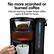 No more scorched or burned coffee
Internal warming heater keeps coffee warm & fresh for hours