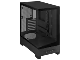 ASUS - A31 Black ATX Mid-Tower, Tempered Glass, BTF Connectors, 360 AIO Support, ARGB Ready, Optimized Airflow - Black