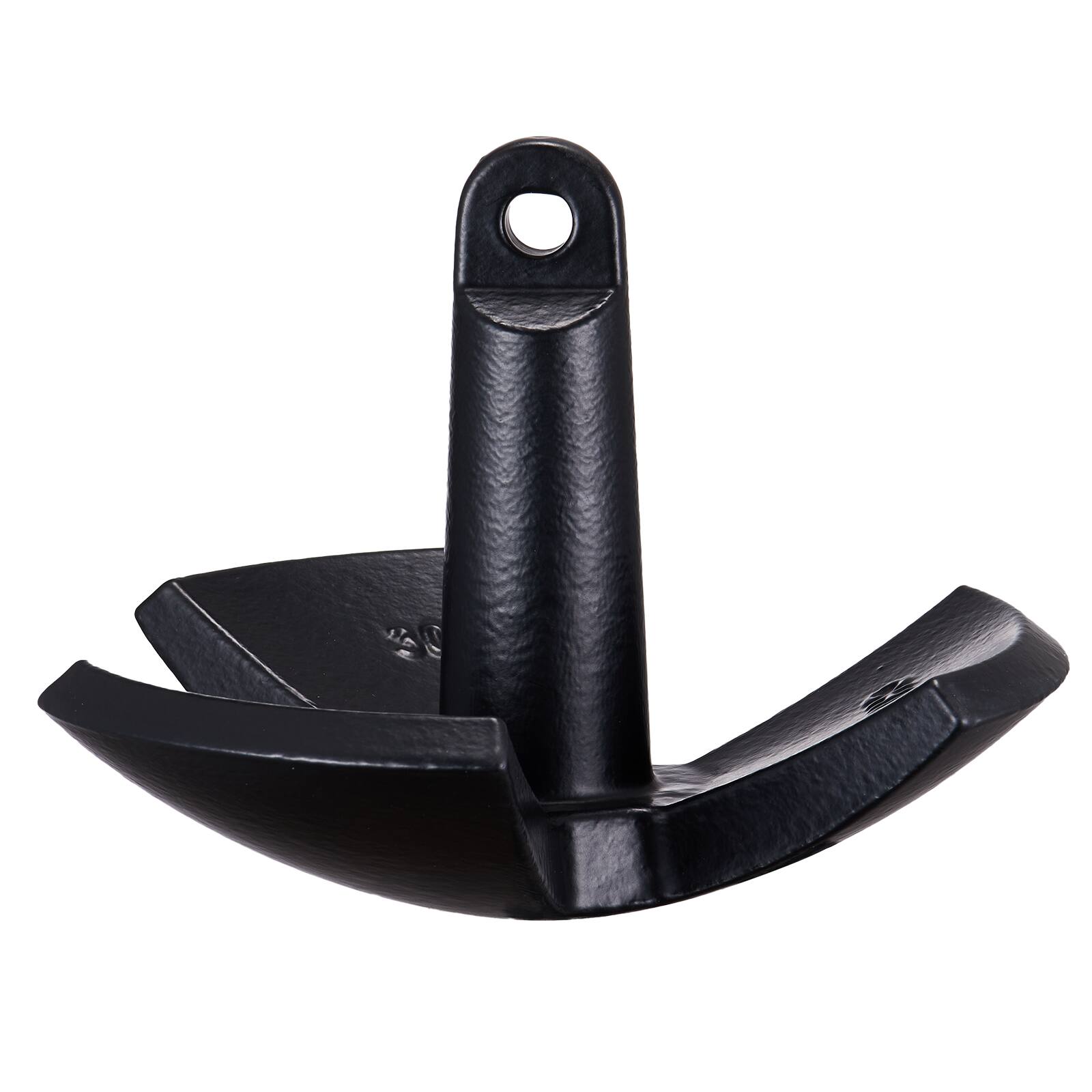 Alt View 5. VEVOR - River Anchor, 30 LBS Boat Anchor Cast Iron Black Vinyl-Coated, Marine Grade Mushroom Anchor for Boats Up To 30 ft - Black.