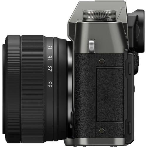 Alt View 1. Fujifilm - FUJIFILM X-T30 III Mirrorless Camera with 13-33mm f/3.5-6.3 Lens (Charcoal Silver) Bundle with Advanced Accessories.