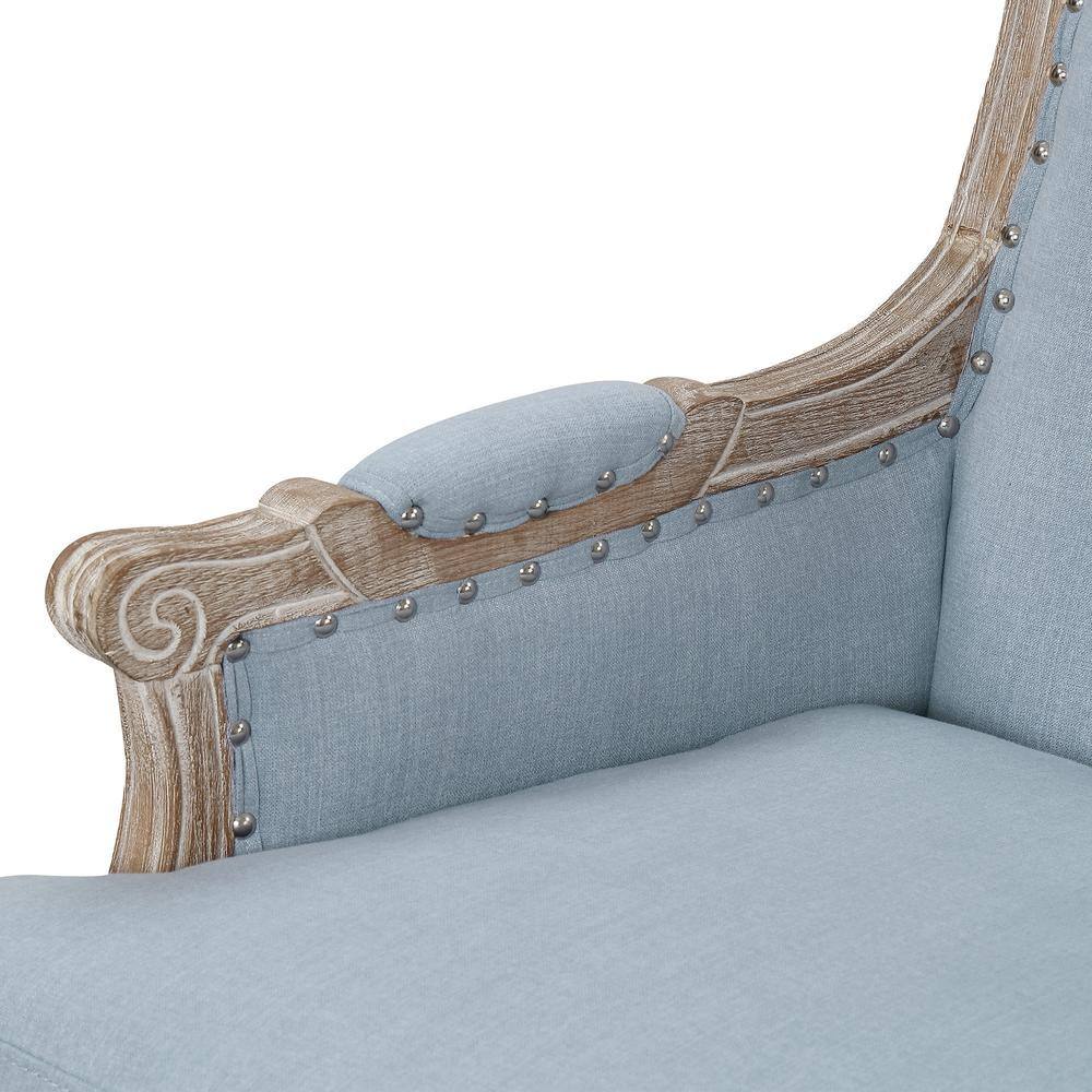 Alt View 3. Picket House Furnishings - Regal Accent Chair - Light Blue.