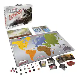 Hasbro - Risk Legacy Strategy Tabletop Game - Multi-Colored