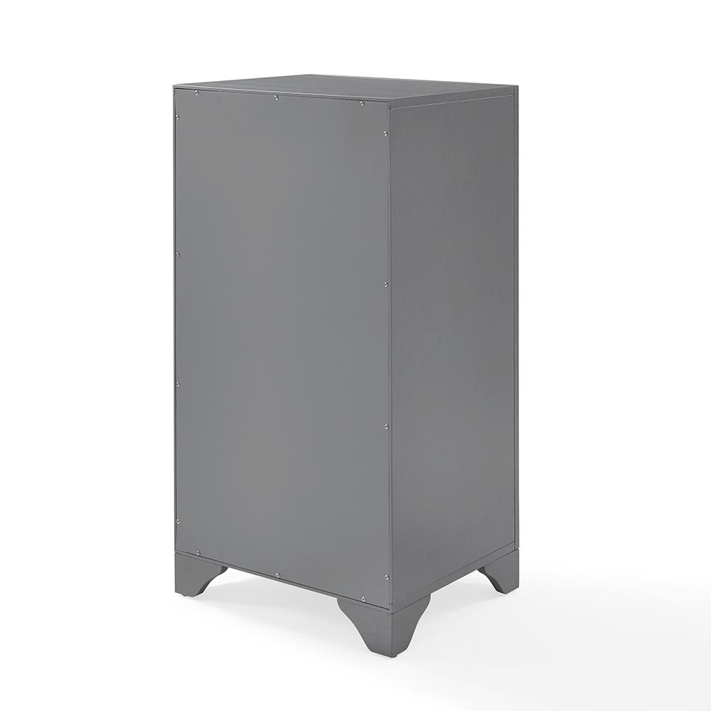 Alt View 1. Crosley Furniture - Tara Laundry Hamper - Gray.