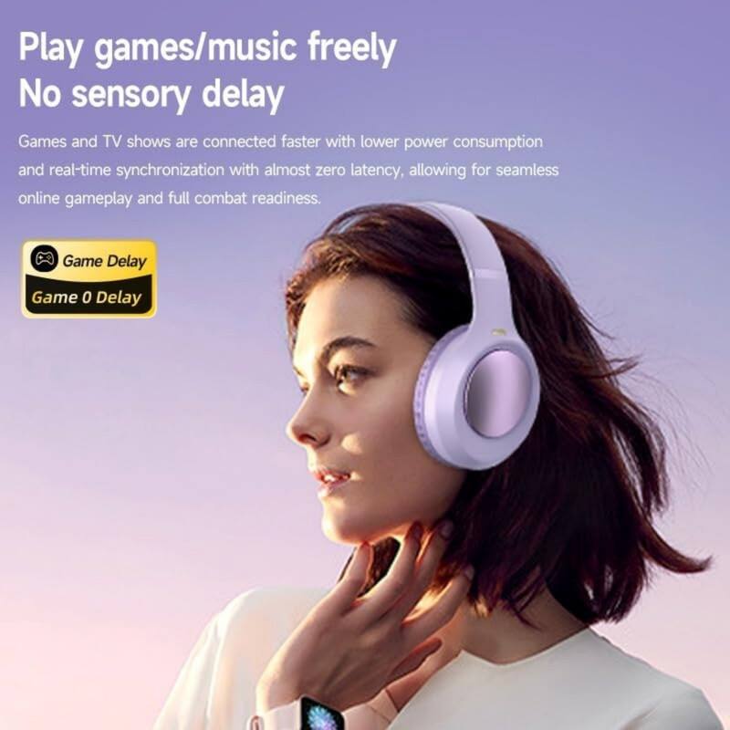 Play games/music freely  
No sensory delay  

Games and TV shows are connected faster with lower power consumption and real-time synchronization with almost zero latency, allowing for seamless online gameplay and full combat readiness.  

Game Delay  
Game 0 Delay