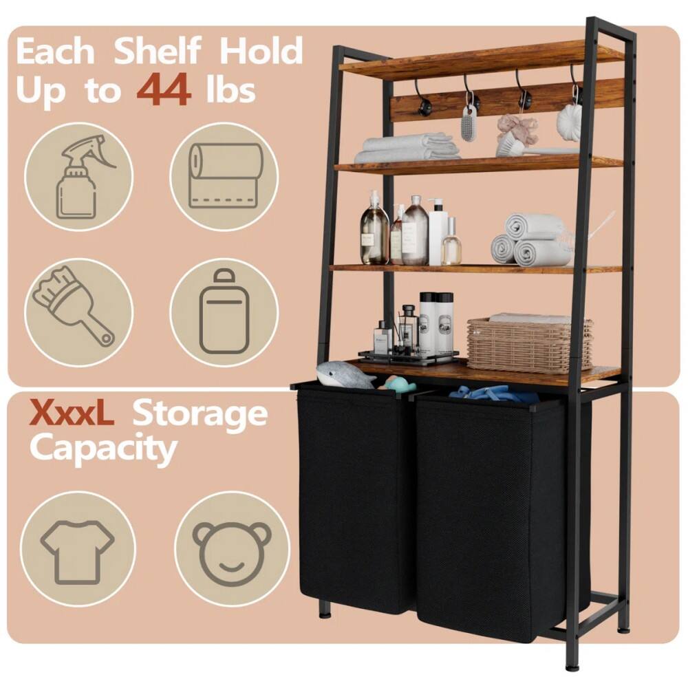 Each Shelf Hold Up to 44 lbs  
XxxL Storage Capacity