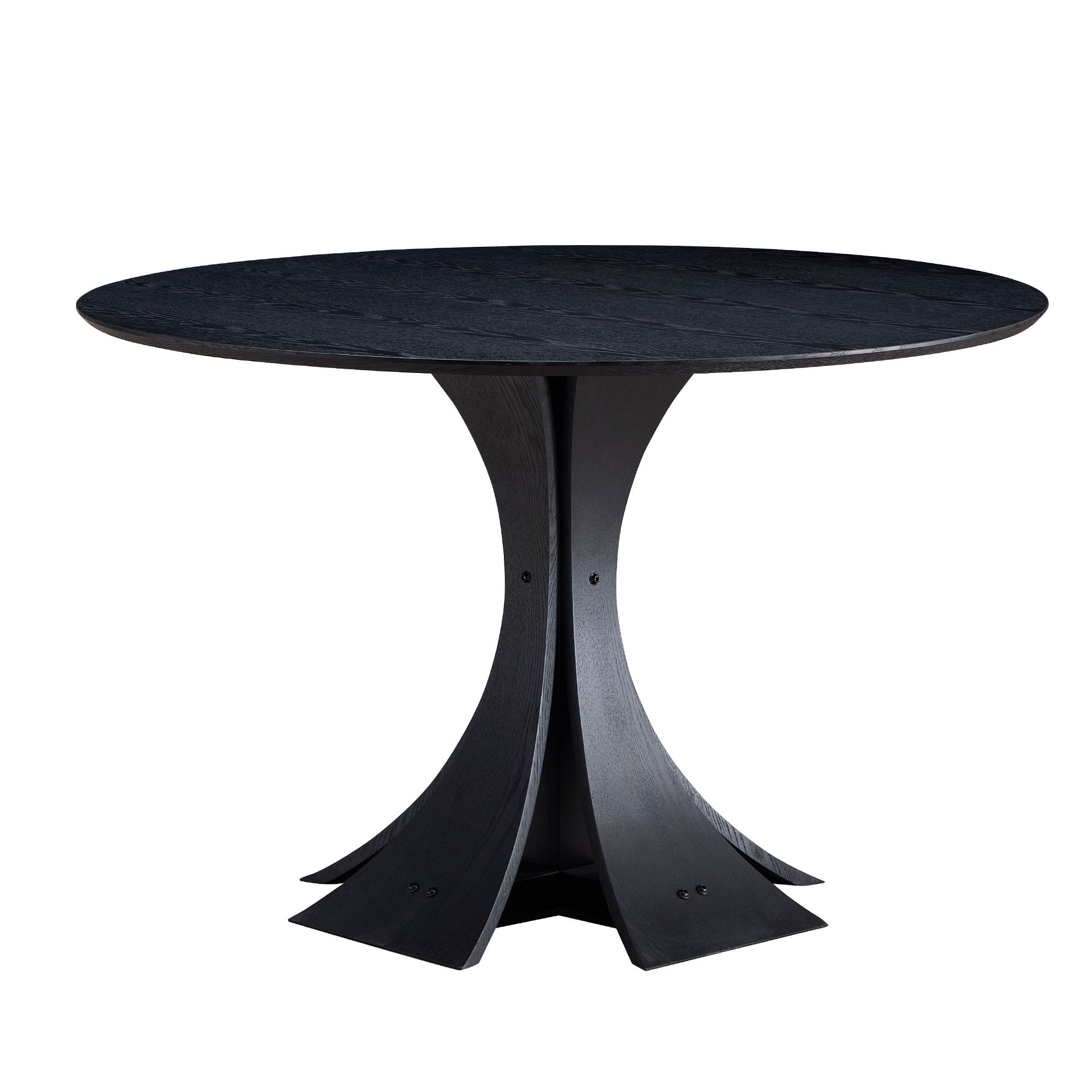TinyHomie - Modern MDF Wood Dining Table Kitchen Living Room Cafe - Black