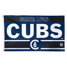 WinCraft - Chicago Cubs 3' x 5' Single-Sided Franchise Establishment Deluxe Flag - Multicolor