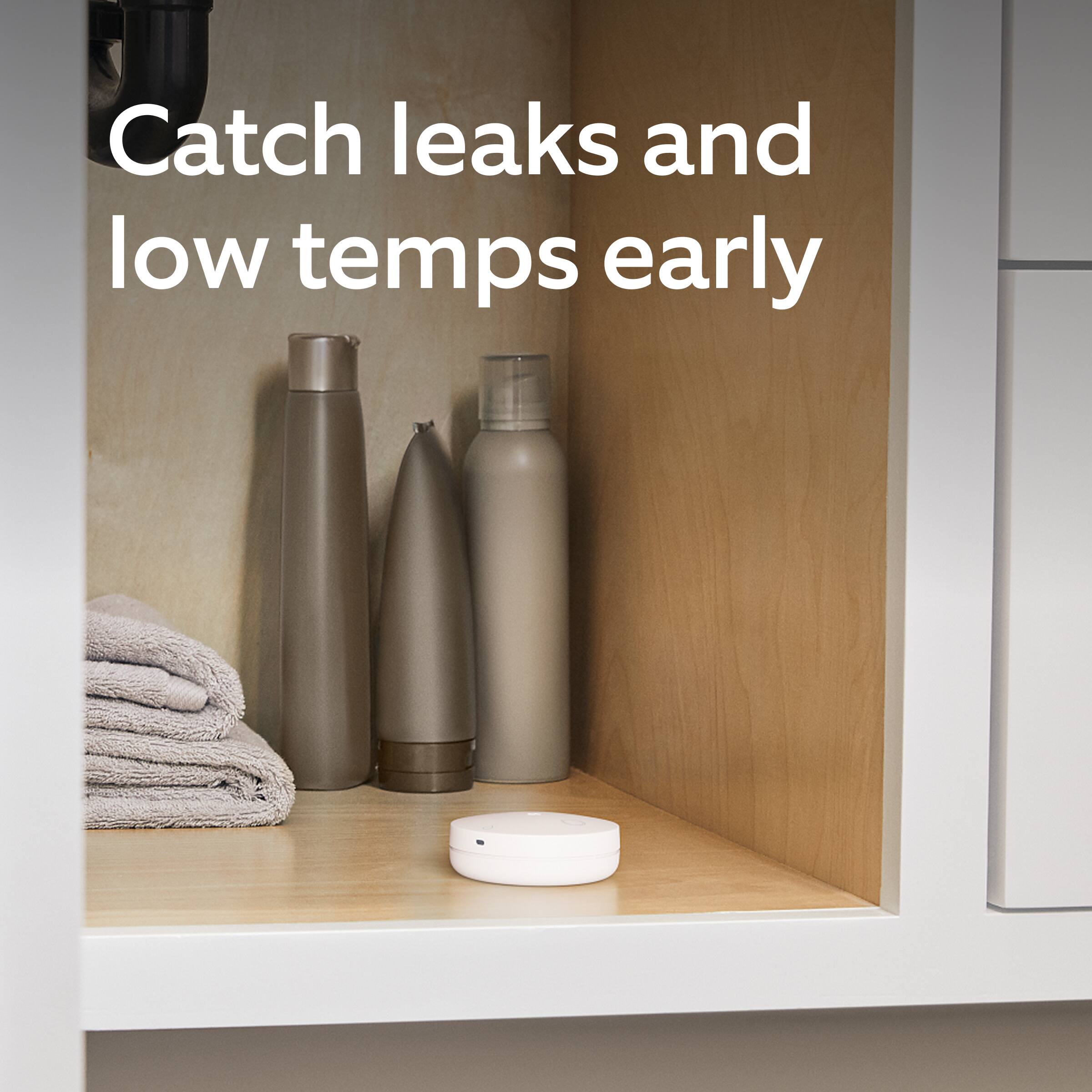 Catch leaks and low temps early