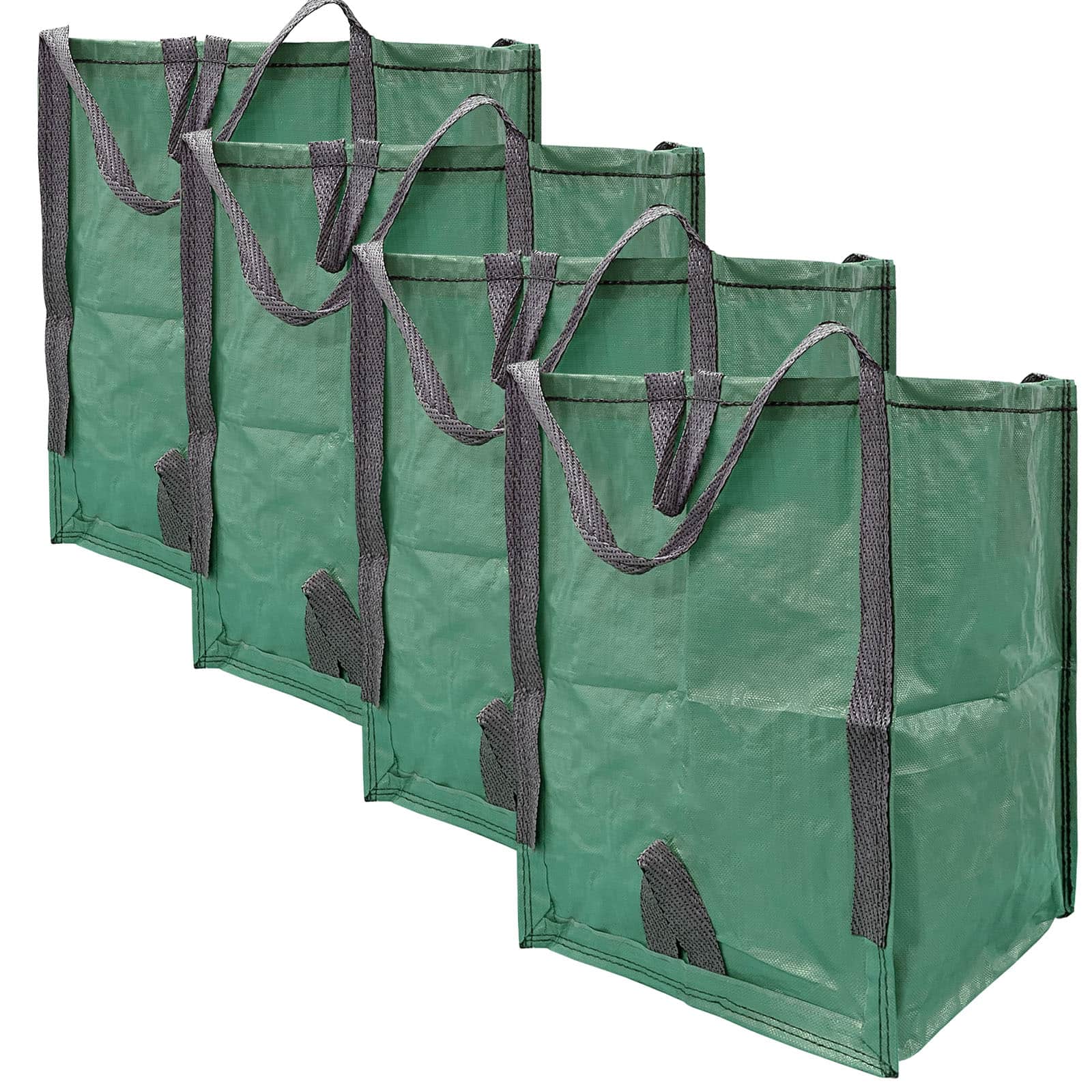 Improvements by Z-EDGE Heavy Duty Home and Yard Bags - 4-pack - Green