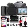 Bundle - Sony - ZV-E10 Mirrorless Camera Body (ILCZV-E10/B), 24.2MP APS-C CMOS Sensor + 64GB SD Card + Camera Bag + More