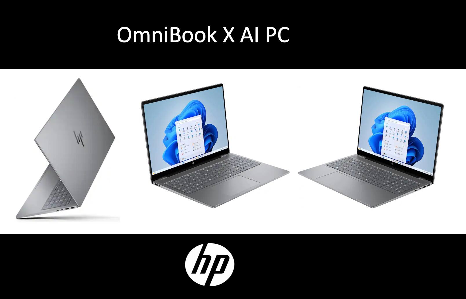Alt View 1. HP - HP OmniBook X Laptop 16.0 2048x1280 Display (Intel Ultra 7-255H, 64GB DDR5, 2TB PCIe SSD, Win 11 Pro) w/USB Hub - Meteor Silver.