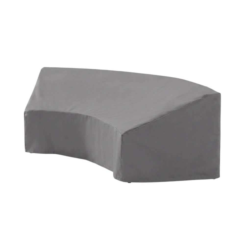Crosley Furniture - Catalina Round Outdoor Sectional Sofa Furniture Cover - Gray price history on PriceWatchPro