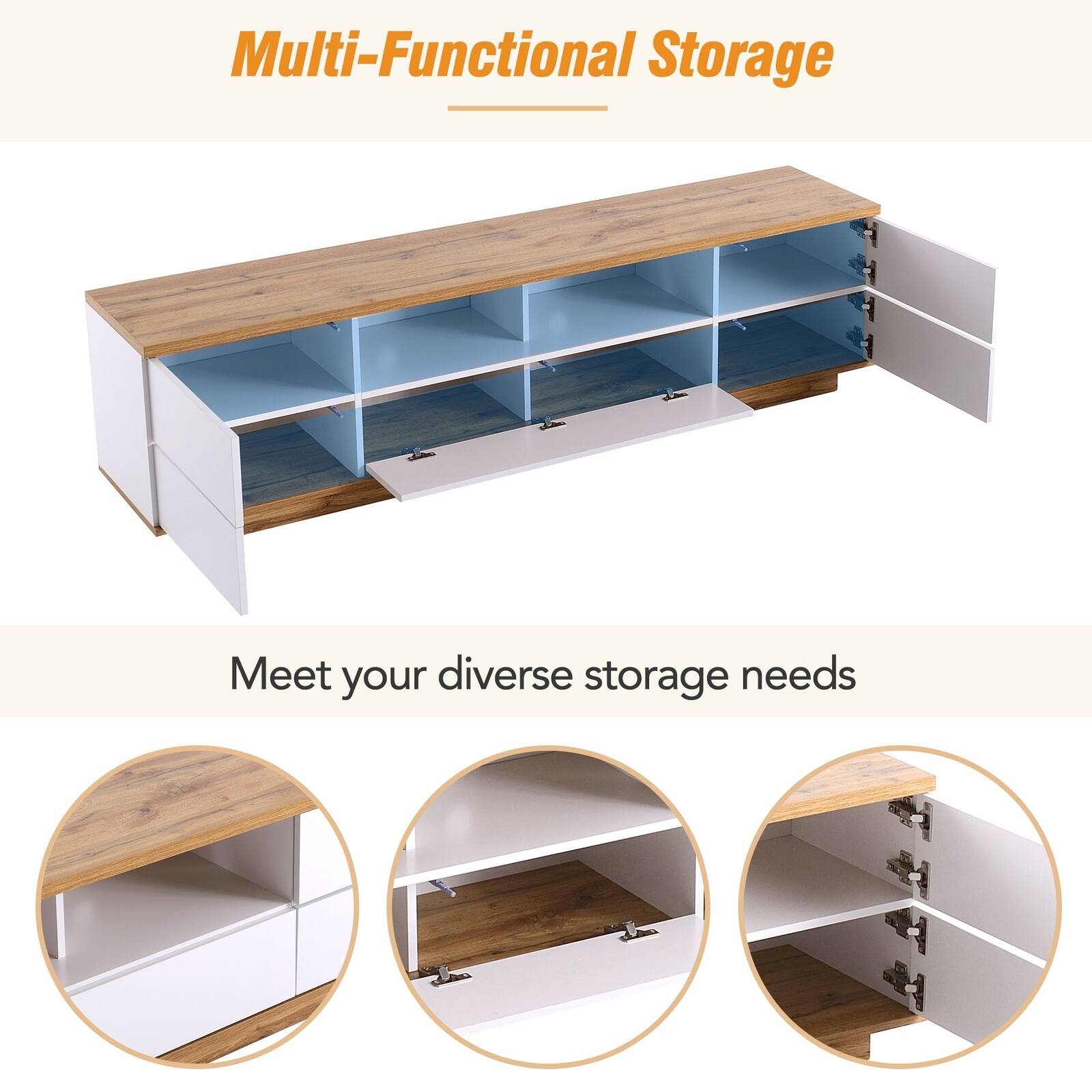 Multi-Functional Storage

Meet your diverse storage needs