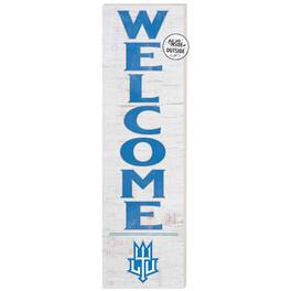 Jardine - Lawrence Technological University Blue Devils 10'' x 35'' Indoor/Outdoor Welcome Sign - White