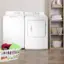 Alt View 1. Insignia™ - 6.7 Cu. Ft. Electric Dryer with Sensor Dry - White.
