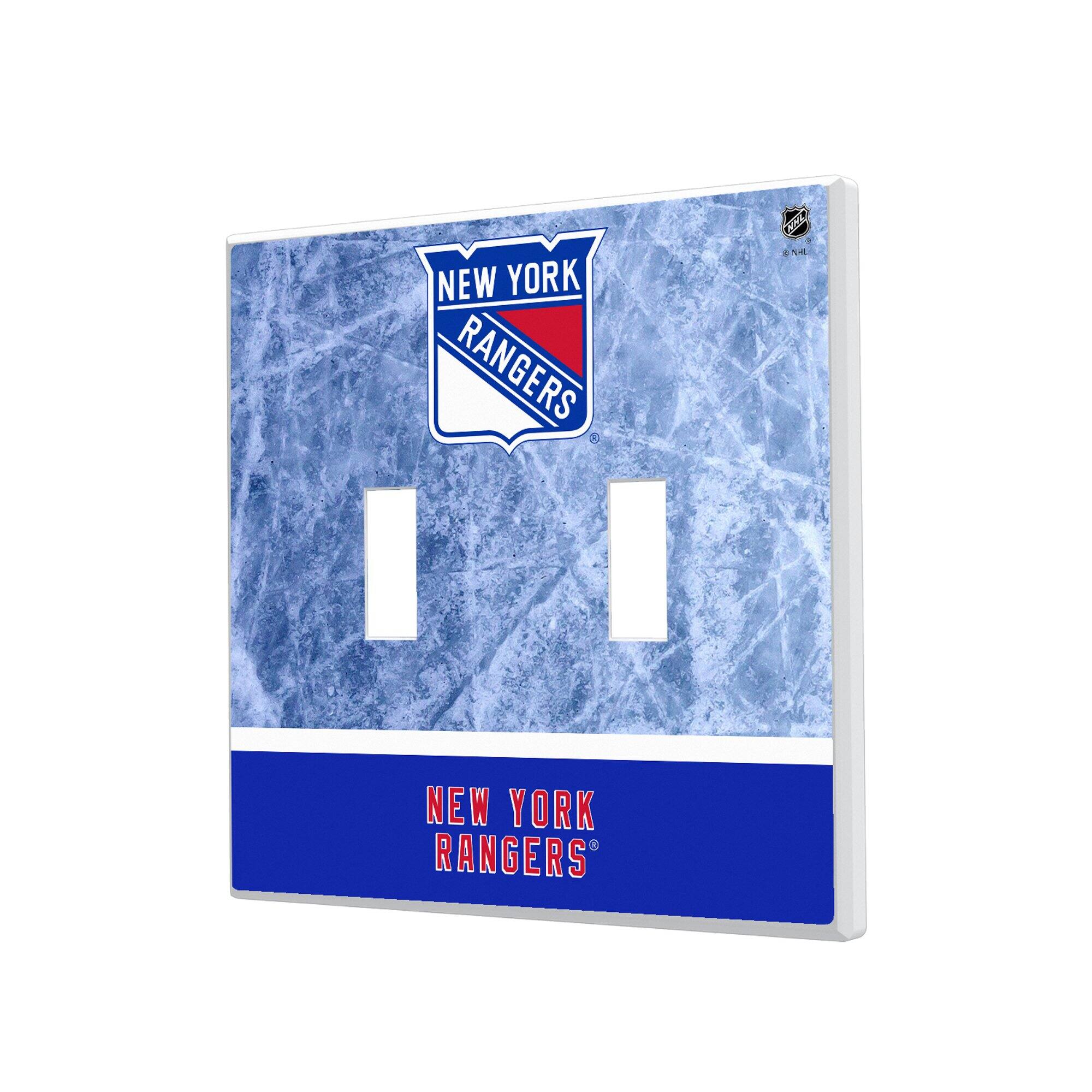 Keyscaper - New York Rangers Wordmark Double Toggle Lightswitch Plate - Multicolor price history on PriceWatchPro