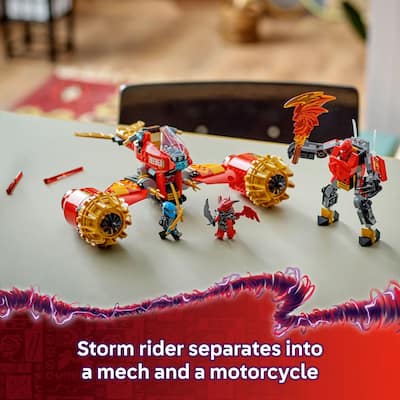 LEGO NINJAGO Kai's Mech Storm Rider Action Figure Building Toy LEGO NINJAGO Kai's Mech Storm Rider Action Figure Building Toy
